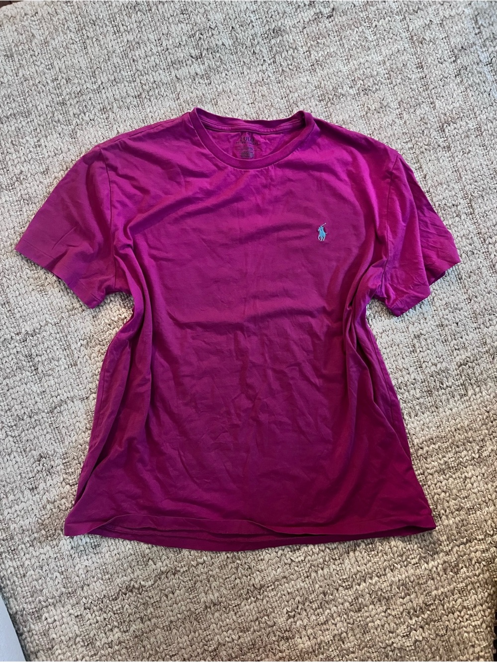 Polo by Ralph Lauren Short-Sleeve Tee in Berry Purple